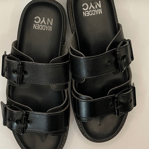 Madden NYC Platform Sandals Sz 6 - Picture 2 of 4